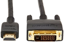 Carica l'immagine nel visualizzatore di Gallery, AmazonBasics Cavo adattatore DVI-HDMI (ultimo standard) - 1,83 m (non 1.83 m