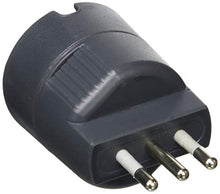 Carica l'immagine nel visualizzatore di Gallery, BTicino S3623GE Adattatore Presa Tedesca, Grigio (Antracite), 250 volt, 10A