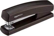 Carica l'immagine nel visualizzatore di Gallery, AmazonBasics - Spillatrice con 1000 punti metallici, nero Confezione da 1 - Ilgrandebazar