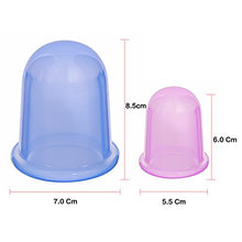 Carica l'immagine nel visualizzatore di Gallery, Cupping Anti-Cellulite in Silicone, KINDAX 2pcs Coppettazione Coppe... - Ilgrandebazar