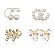 Carica l'immagine nel visualizzatore di Gallery, EQLEF Orecchini Clip Donna Moda Cartilagine Orecchino Polsino Elegante Non... - Ilgrandebazar