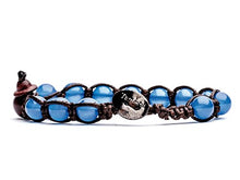 Carica l'immagine nel visualizzatore di Gallery, Bracciale tibetano in Agata Blu MainApps - Ilgrandebazar