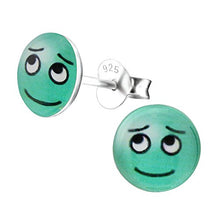 Carica l'immagine nel visualizzatore di Gallery, Laimons Kids Orecchini a pressione per bambini gioielli Faccina... - Ilgrandebazar