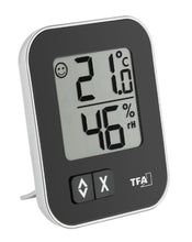 Carica l'immagine nel visualizzatore di Gallery, TFA 30.5026.01 Moxx Digital Thermo-Hygrometer-Black, Nero, 1 Confezione - Ilgrandebazar