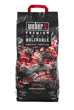 Carica l'immagine nel visualizzatore di Gallery, Weber Premium Holzkohle carbonella di Alta qualità, Nero