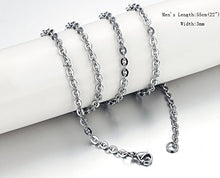 Carica l'immagine nel visualizzatore di Gallery, Oidea Collana per Coppia Lovers in Acciaio Inox con Pendente Argento - Ilgrandebazar