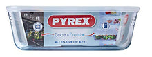 Carica l'immagine nel visualizzatore di Gallery, Pyrex Cook&amp;Freeze Contenitore rett. con 27 x 22 x 9 cm, Bianco/Trasparente