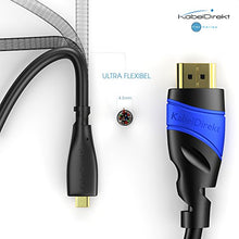 Carica l'immagine nel visualizzatore di Gallery, KabelDirekt 2m Cavo Micro HDMI, compatibile con (HDMI 2.0a/b 2.0/1.4a,
