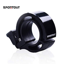 Carica l'immagine nel visualizzatore di Gallery, Sportout - Mini Campanello per Bicicletta, in Lega di Alluminio, con Nero