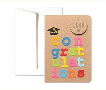 Carica l'immagine nel visualizzatore di Gallery, Congratulations - Laurea - congratulazioni - biglietto d'auguri (formato... - Ilgrandebazar