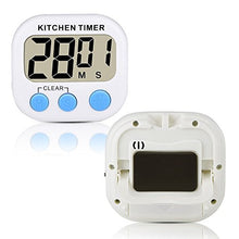 Carica l'immagine nel visualizzatore di Gallery, Magnetico Digitale Timer da Cucina con Allarme Forte e Ampio Bianco Blu - Ilgrandebazar