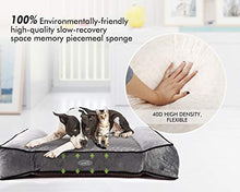 Carica l'immagine nel visualizzatore di Gallery, Pecute Letto per Cani Gatti, Materassini Imbottiti Cani, grigio (L) - Ilgrandebazar