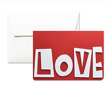 Carica l'immagine nel visualizzatore di Gallery, Big love - amore - san valentino - biglietto d'auguri (formato 10,5 x 15 cm)... - Ilgrandebazar