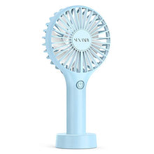 Carica l'immagine nel visualizzatore di Gallery, Sunandy Mini Ventilatore USB portabile con potente motore brushless a 3 Blu