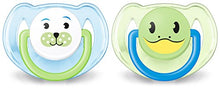 Carica l'immagine nel visualizzatore di Gallery, AVENT Silicon Soother Animal (6-18 months), Modello e Colori Assortiti - Ilgrandebazar