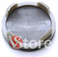 Carica l'immagine nel visualizzatore di Gallery, Set di 4 coprimozzo in alluminio, diametro 54 mm, rivestimento colore... - Ilgrandebazar