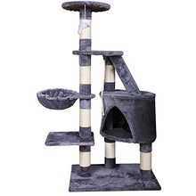 Carica l'immagine nel visualizzatore di Gallery, MC Star Tiragraffi Albero di Gatti con Graffiatoio Gatto Giocattolo in grigio - Ilgrandebazar