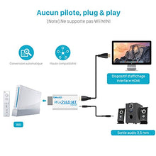 Carica l'immagine nel visualizzatore di Gallery, YOHOOLYO Convertitore da Wii a HDMI Adattatore a 720P/1080P Bianco
