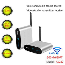 Carica l'immagine nel visualizzatore di Gallery, Measy AV220 2.4 GHz wireless AV trasmettitore e ricevitore audio video fino... - Ilgrandebazar