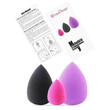 Carica l'immagine nel visualizzatore di Gallery, EmaxDesign Set composto da 3 spugne di trucco per applicare Blush...