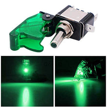 Carica l'immagine nel visualizzatore di Gallery, QitinDasen 4Pcs Professionale Auto Interruttore a Levetta, con Verde LED...
