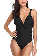 Carica l'immagine nel visualizzatore di Gallery, Summer Mae Costume da Bagno Intero Elegante Increspato Costumi XL, Nero - Ilgrandebazar