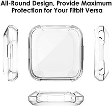Carica l'immagine nel visualizzatore di Gallery, KIMILAR Pellicola Compatibile con Fitbit Versa Trasparente+Oro Rosa+Nero