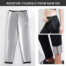 Carica l'immagine nel visualizzatore di Gallery, Moonssy Pantaloni di Perdita Peso Sauna,Pantaloni Termici per...