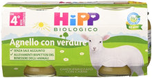 Carica l'immagine nel visualizzatore di Gallery, Hipp Omogeneizzato Agnello con Verdure - 24 vasetti da 80 g - Ilgrandebazar
