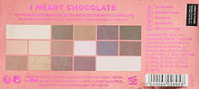 Carica l'immagine nel visualizzatore di Gallery, Makeup Revolution, heart makeup eyeshadow palette, colori cioccolato, 22 g - Ilgrandebazar