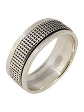 Carica l'immagine nel visualizzatore di Gallery, TreasureBay - Anello da uomo in argento Sterling 925 massiccio, 8,5 mm,... - Ilgrandebazar
