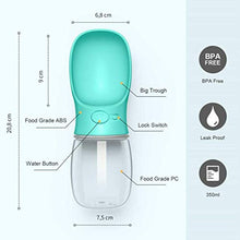 Carica l'immagine nel visualizzatore di Gallery, COTOP Bottiglia per Cani Portatile, Dispenser Acqua Pet 350ml, Verde
