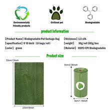 Carica l'immagine nel visualizzatore di Gallery, 8 Rotoli Di Sacchetti Biodegradabili Per Escrementi Cane, 100% Ecologici,...