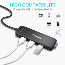 Carica l'immagine nel visualizzatore di Gallery, Beikell Hub USB 3.0, 4 Porte Ultra Sottile per MacBook Air, Mac...