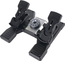 Carica l'immagine nel visualizzatore di Gallery, Pedali Logitech G Saitek Pro Flight Rudder, Pedaliera del Timone di Volo,...