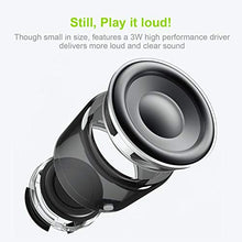 Carica l'immagine nel visualizzatore di Gallery, Con Custodia da Viaggio, EWA A106 Mini Altoparlante Bluetooth Portatile Nero