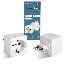 Carica l'immagine nel visualizzatore di Gallery, Presa Alexa Aunics Smart, Italiana 2 Pezzi Compatibile con Alexa...