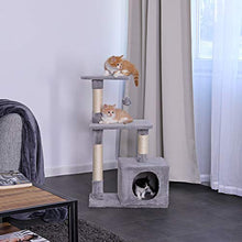 Carica l'immagine nel visualizzatore di Gallery, Dibea Albero Tiragraffi, Grigio chiaro - 80 cm grigio - Ilgrandebazar