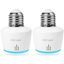 Carica l'immagine nel visualizzatore di Gallery, Smart WiFi E27 Light socket, Aicase Intelligent WLAN [2 pezzi] Home Remote... - Ilgrandebazar