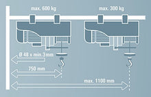 Carica l'immagine nel visualizzatore di Gallery, EINHELL GT-SA 1100 Asta a Bandiera Colore Grigio - Ilgrandebazar