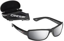 Carica l'immagine nel visualizzatore di Gallery, Cressi Ninja, Occhiali Sportivi da Sole Nero/Lenti Specchiate Silver - Ilgrandebazar