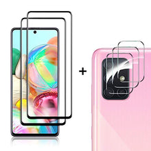 Carica l'immagine nel visualizzatore di Gallery, MSOVA Vetro Temperato per Samsung Galaxy A71 +Proteggi Lenti per... - Ilgrandebazar