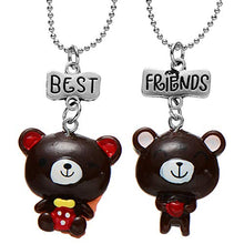 Carica l'immagine nel visualizzatore di Gallery, FSMILING Collana Con Pendente BFF Best Friends Per 2 Ragazze Winnie Pooh - Ilgrandebazar