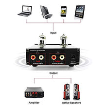 Carica l'immagine nel visualizzatore di Gallery, docooler FX-Audio Mini HiFi Audio Preamplificatore 6K4 TUBE-03, Nero