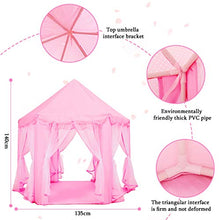 Carica l'immagine nel visualizzatore di Gallery, joylink Tenda da Gioco, Portatile Castello Principessa Rosa Casetta G - Ilgrandebazar