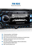 Carica l'immagine nel visualizzatore di Gallery, XOMAX XM-2CDB620 Autoradio con lettore CD I Vivavoce Bluetooth I RDS I 3...