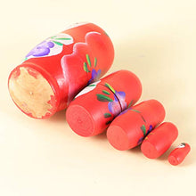 Carica l'immagine nel visualizzatore di Gallery, VORCOOL Set di 5pz Matrioska in Legno - Ilgrandebazar