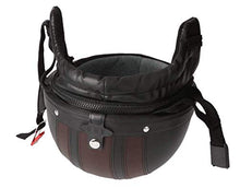 Carica l'immagine nel visualizzatore di Gallery, KKmoon Casco per Moto, Motociclo Aperto in Mezza Pelle, Nero - Ilgrandebazar