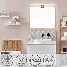 Carica l'immagine nel visualizzatore di Gallery, Lampada Specchio Bagno Led Wowatt Parete 40cm 8W Bianca Calda