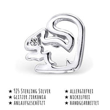 Carica l'immagine nel visualizzatore di Gallery, Monkimau Orecchini ragazza scoiattolo in argento sterling 925 con...